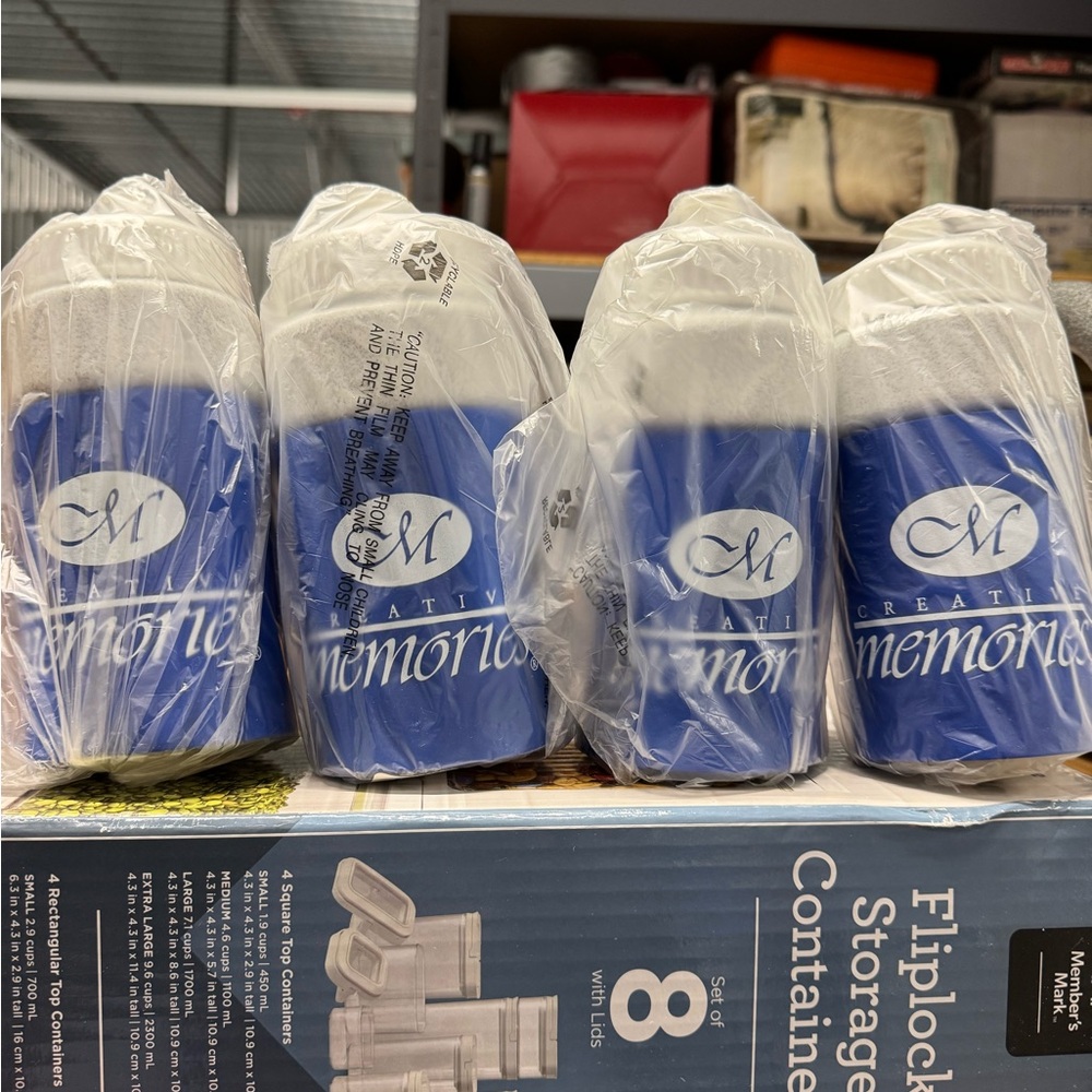 Creative Memories - plastic water bottles